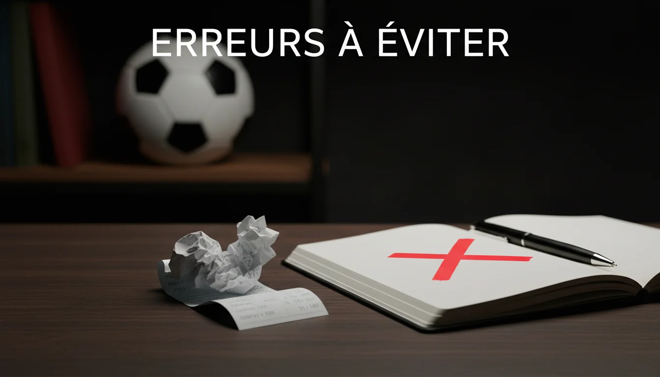 Erreurs courantes dans les paris sportifs football
