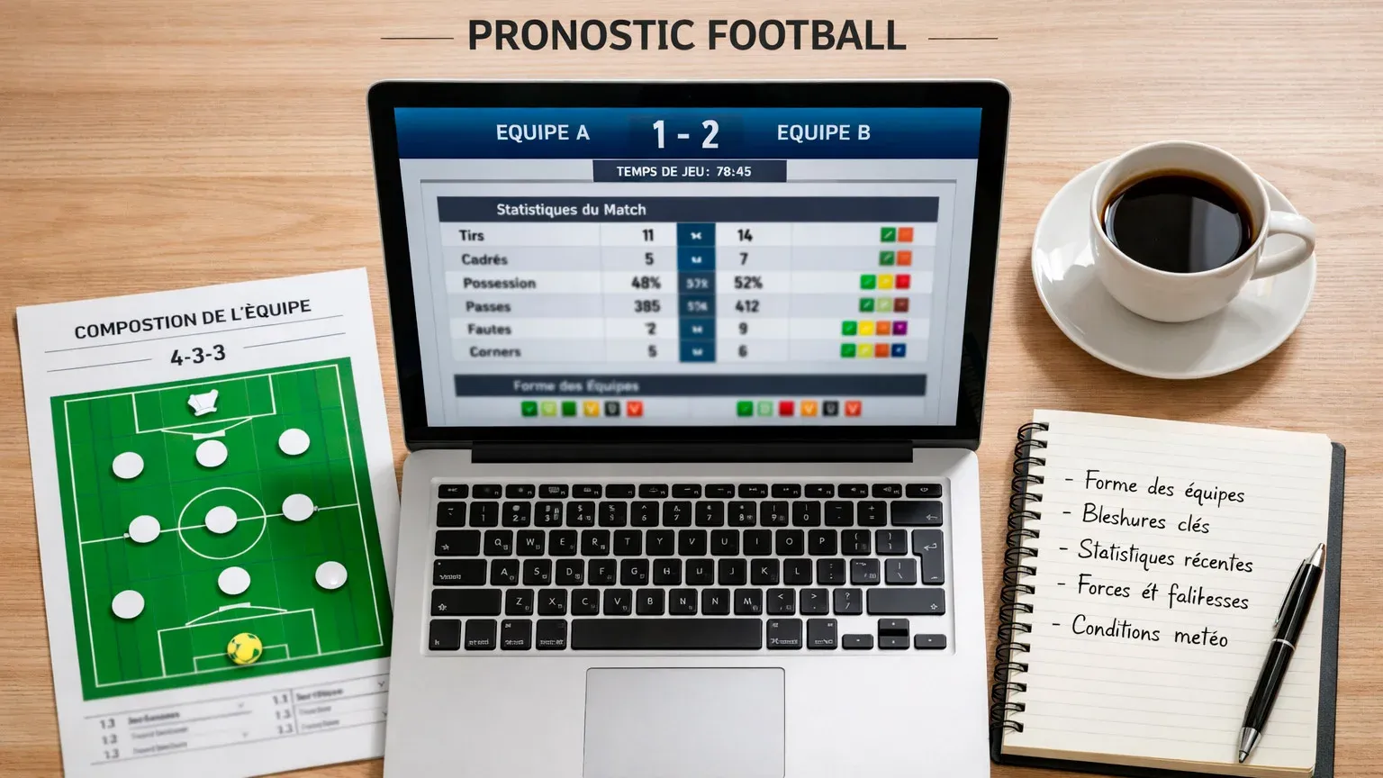Comment construire un pronostic football étape par étape